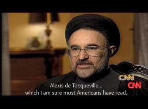Alexis de Tocqueville.... which I am sure most Americans have read.