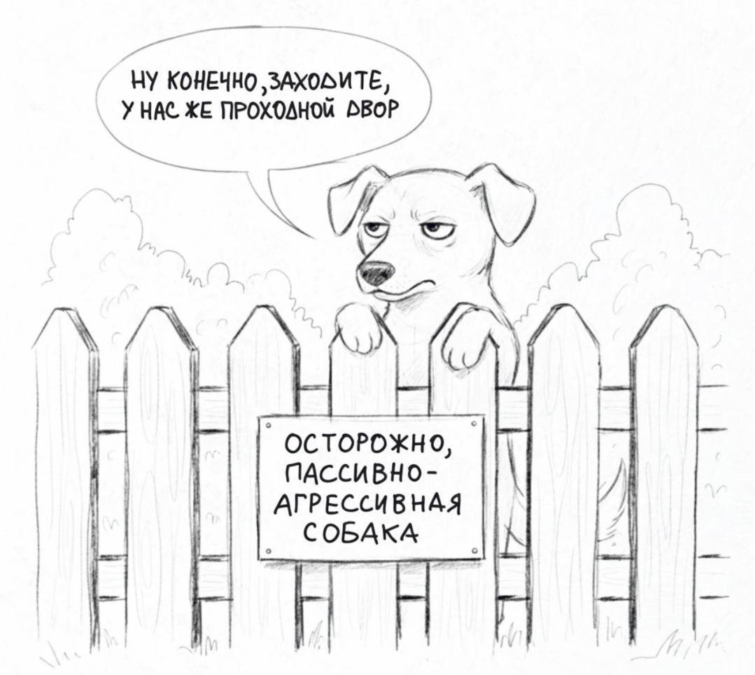 НУ КОНЕЧНО, ЗАХОДИТЕ, У НАС ЖЕ ПРОХОДНОЙ ДВОР ОСТОРОЖНО, ПАССИВНО- АГРЕССИВНАЯ СОБАКА