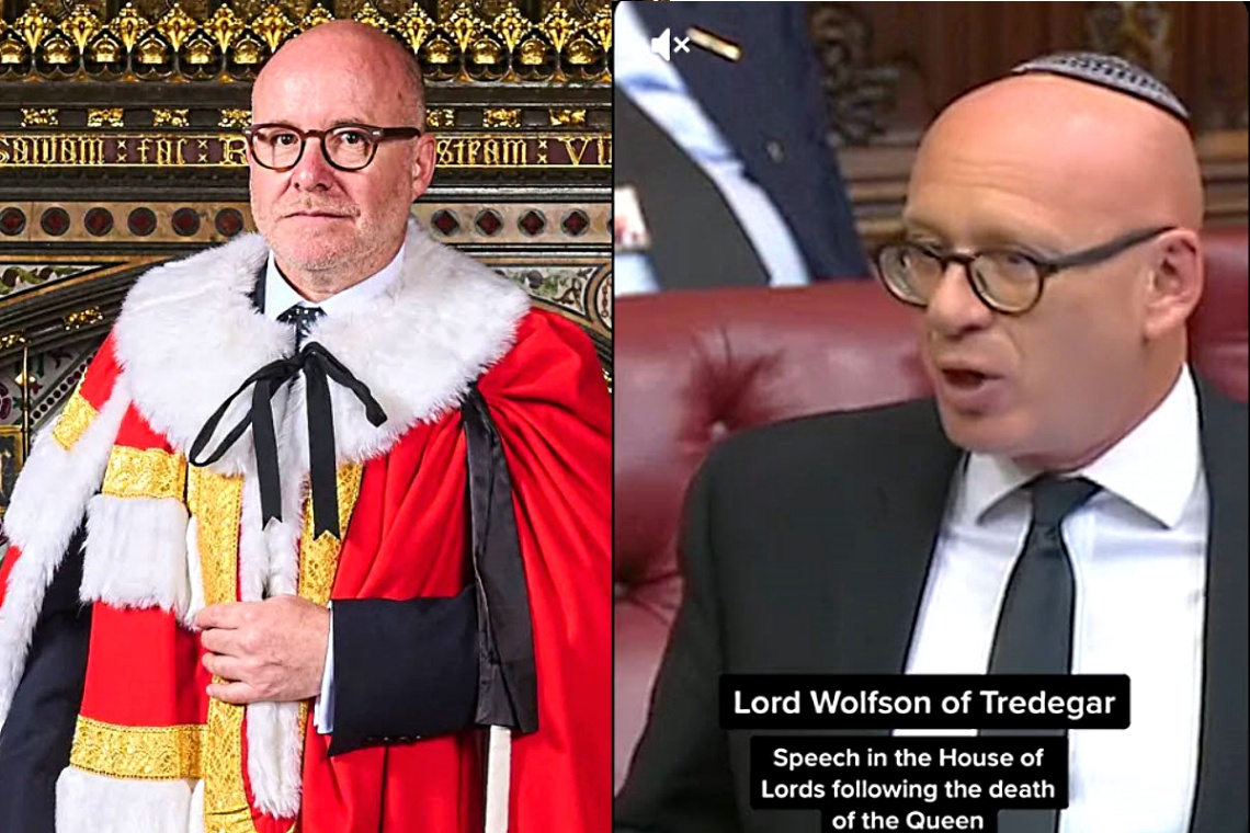Lord Wolfson of Tredegar Speech in the House of Lords following the death of the Queen